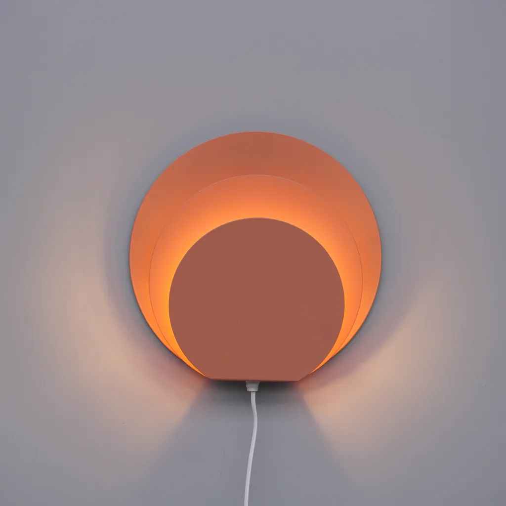 Wall light 'Delta' (beige red)