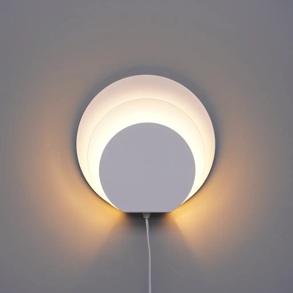 [Delta pure white] Wall light 'Delta'