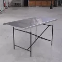 'Eiermann 2' desk (black) by Richard Lampert