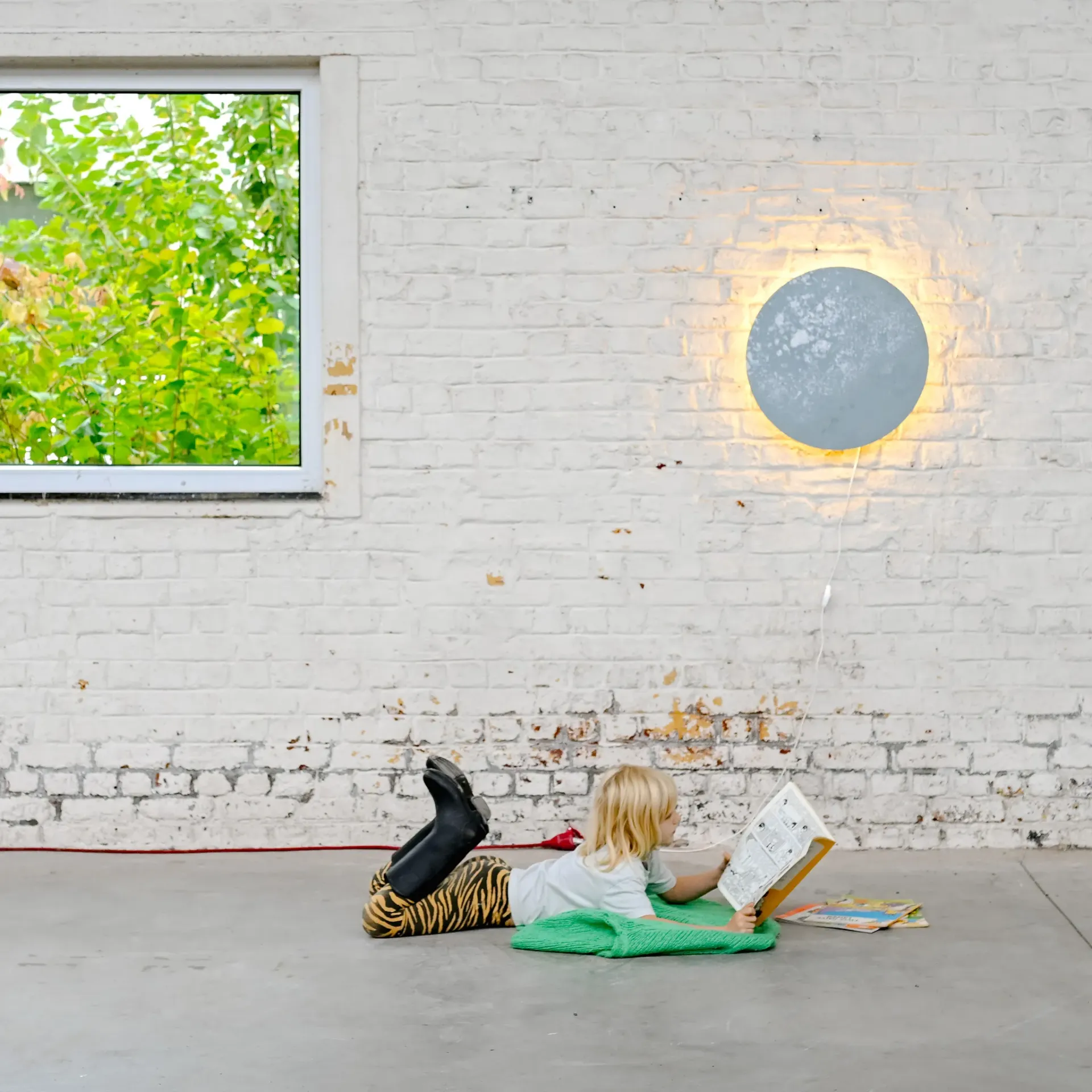 Wall or ceiling light 'D50' by Nathalie Dewez (weathered) (2)