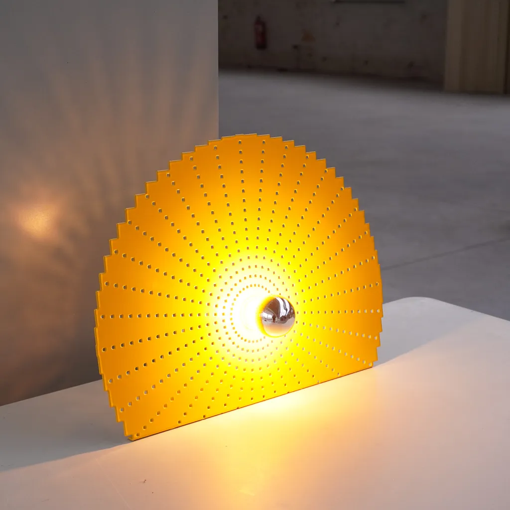 [Sunrise golden yellow] Table light 'Sunrise'