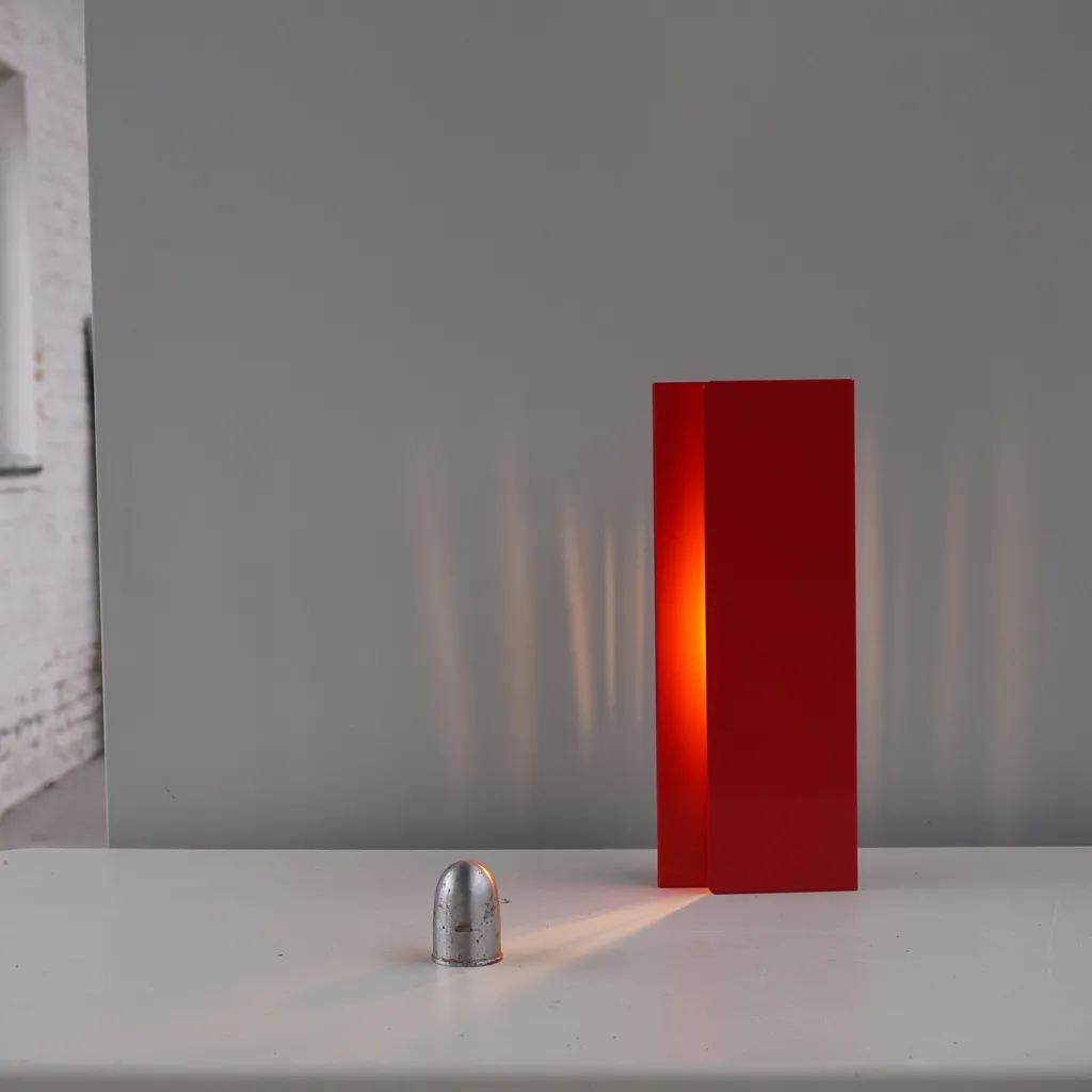 Light object 'Beekkant' (large, signal red)