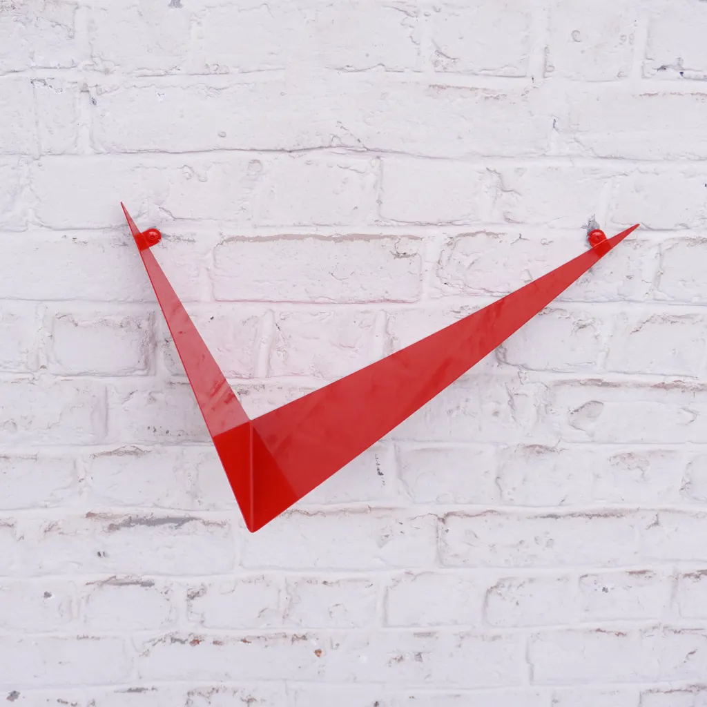 [Heysel left signal red] Shelf 'Heysel' (long leg left)
