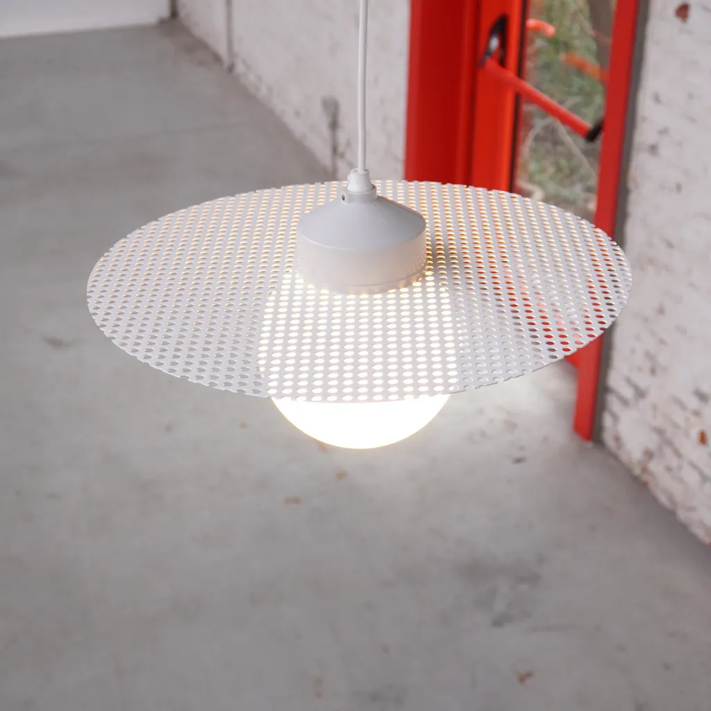 Wall or hanging light 'Schuman' D6 (pure white matt)