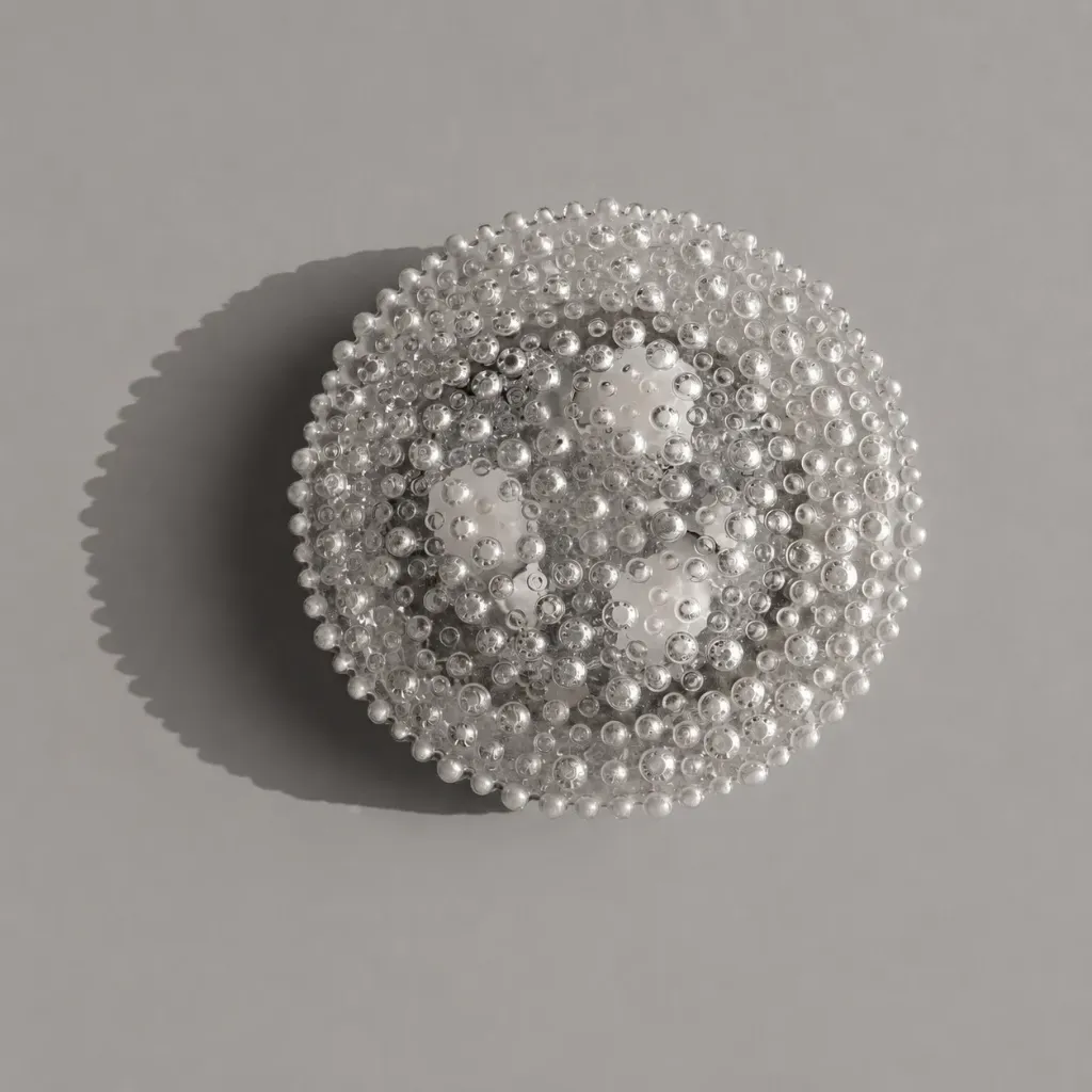 Bubble glass wall light or ceiling light '7006' by Staff ca. 1967