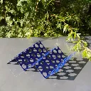 Tray 'Zig Zag' (D30, ultramarin blue)