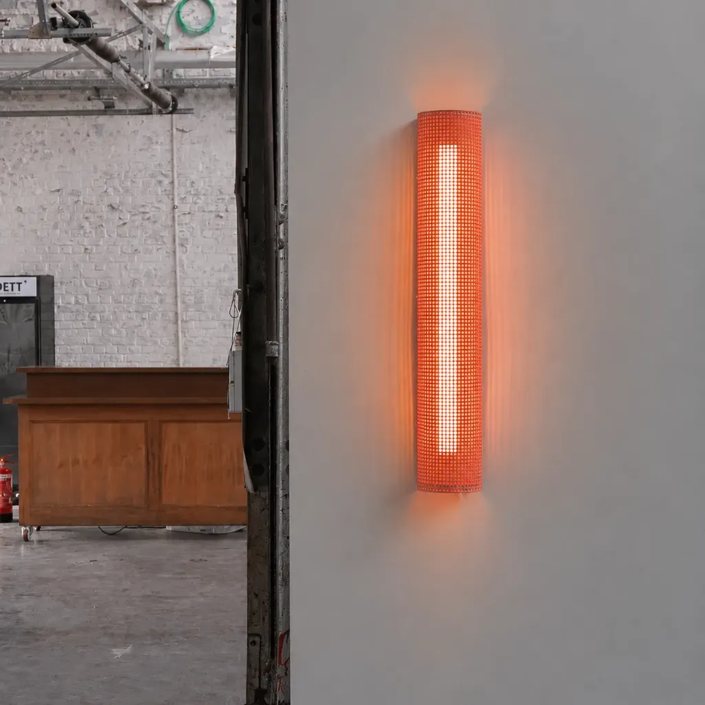 [buda vermillion] Wall light 'Buda'