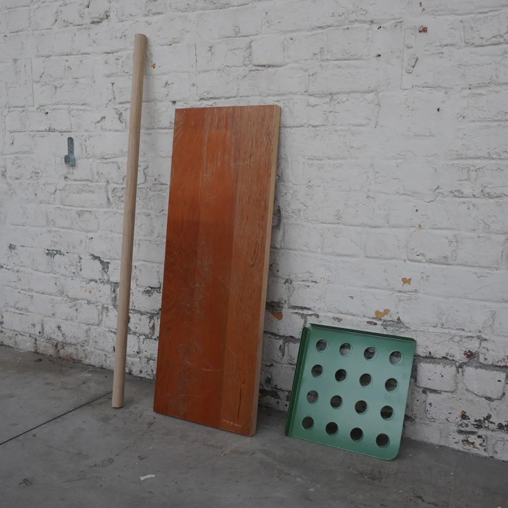 [WAG-oak-pine] Wood set for 'Wagen' wardrobe Pine