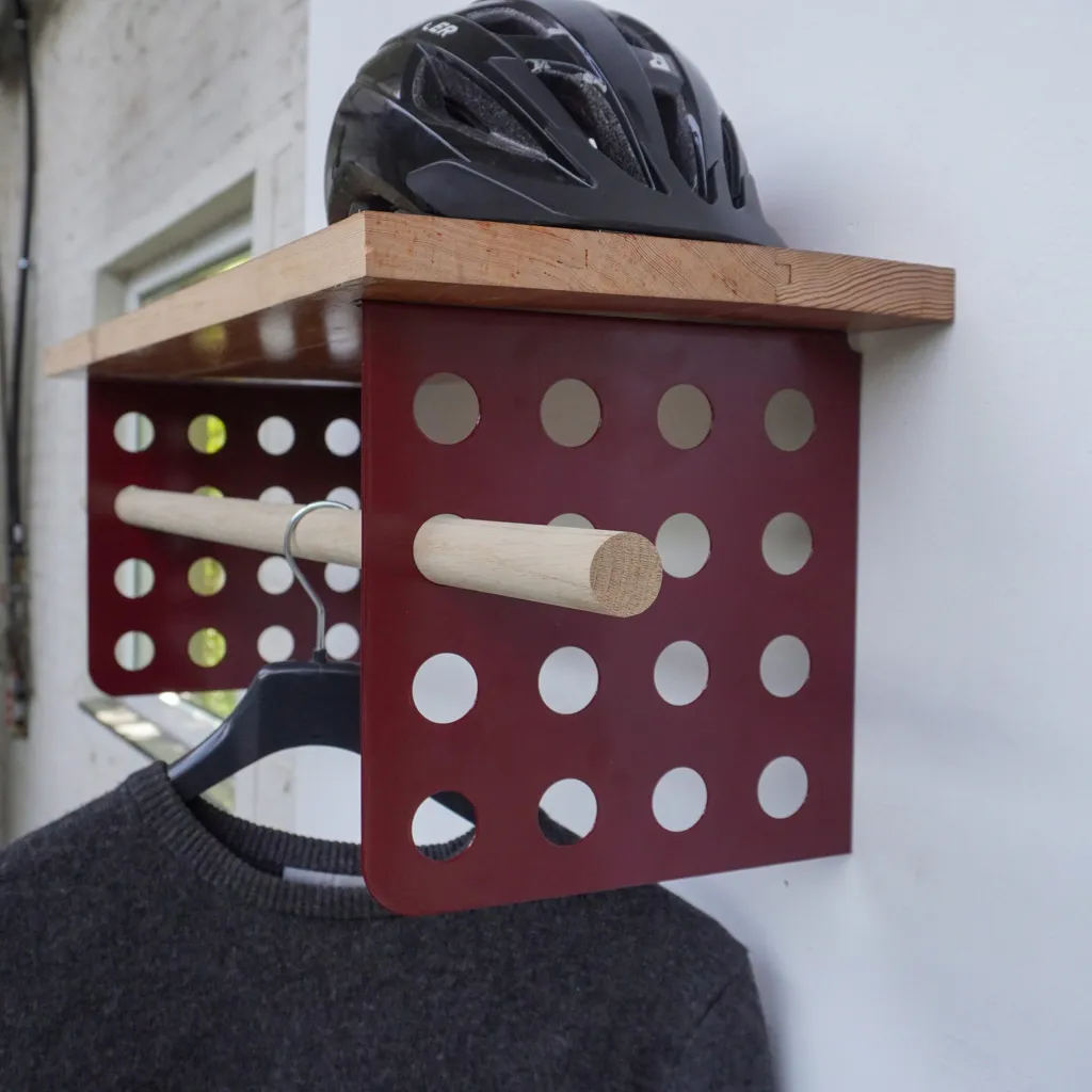 [WAG WIne red] Wardrobe bracket 'Wagen'