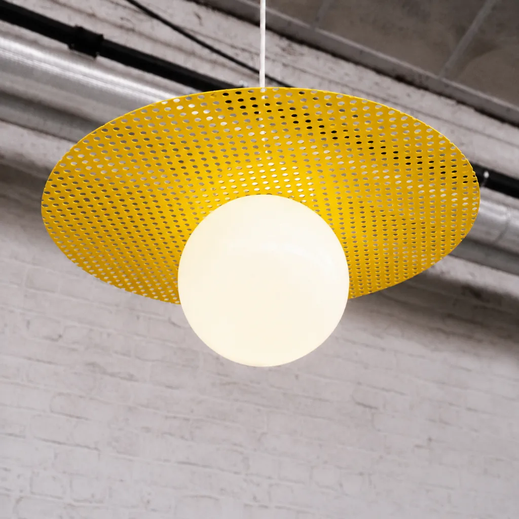 [Schuman Colza Yellow] Wall or hanging light 'Schuman'