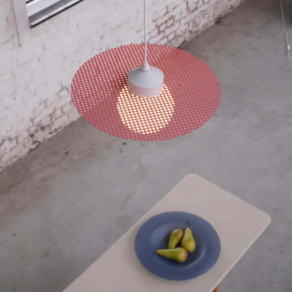 Wall or hanging light 'Schuman' D6 (vieux rose)