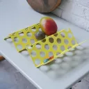 Tray 'Zig Zag' (D30, sulfur yellow)