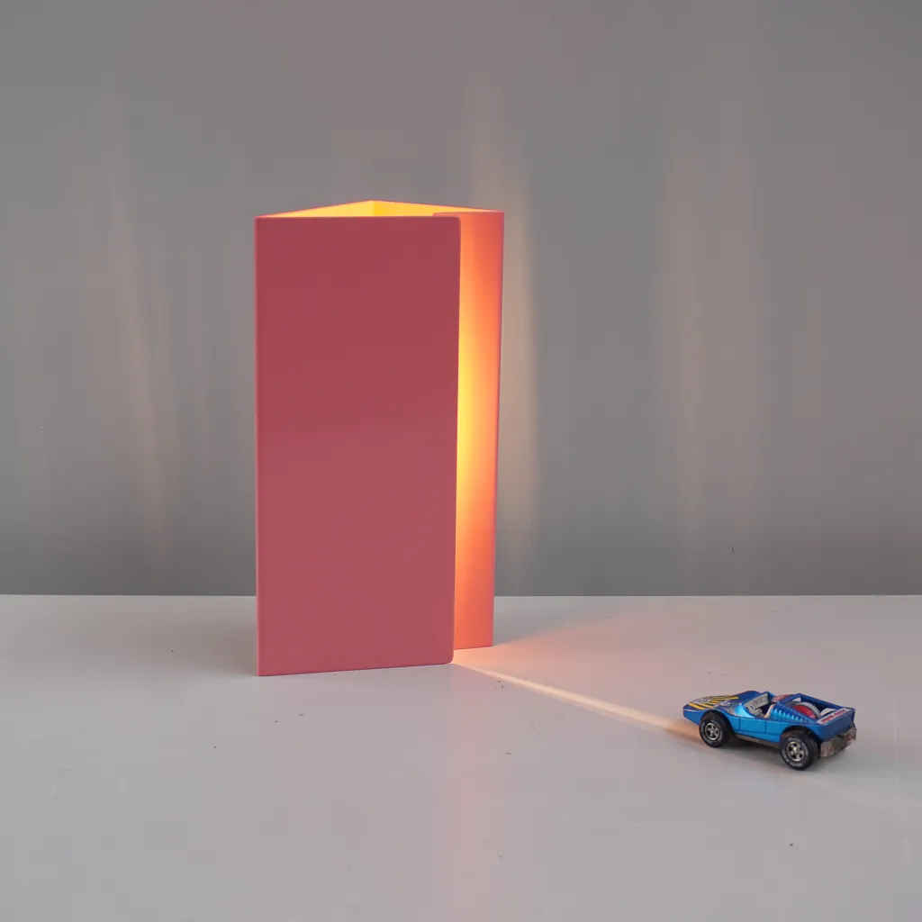 Light object 'Beekkant' (small, vieux rose)