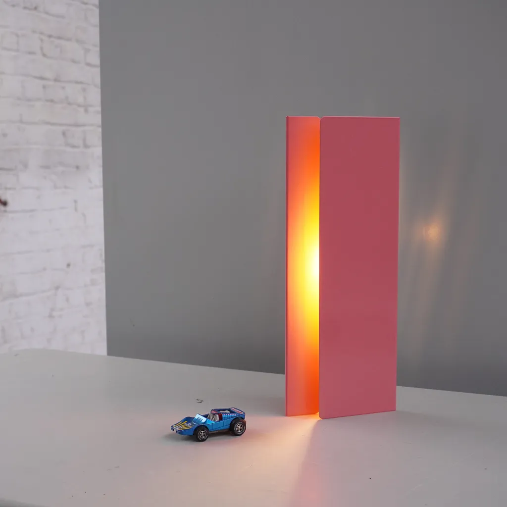 Light object 'Beekkant' (large, vieux rose)